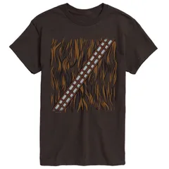 スター ウォーズ メンズ トップス Tシャツ グラフィック Menstar Wars Chewbacca Costume Graphic Tee Dark Brown ブラウン