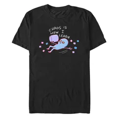 アニメキャラクター メンズ トップス Tシャツ グラフィック Licensed Character Mens Chaos Is How I Learn Graphic Tee Black ブラック