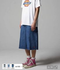 ディッキーズ バミューダ ルーズフィット デニム ウォークショーツ 42283