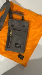 ポーター PX タンカー ナビゲーター ケース シルバー グレー