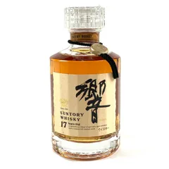 【東京都内限定お届け】 サントリー SUNTORY 響 17年 裏ゴールドラベル ベビーボトル 180ml 国産ウイスキー 【古酒】のサムネイル