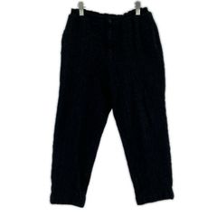 25AW コムデギャルソンシャツ ウール縮絨 ワークパンツ ネイビー
