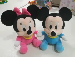 (まとめ売り) 正規品 ミッキー ミニー ぬいぐるみ ミッキーマウス ミニーマウス レトロ人形 ディズニー