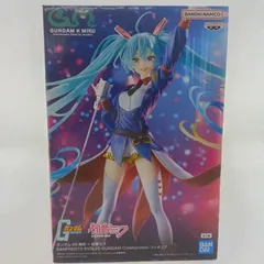 初音ミク 機動戦士ガンダム 45周年 BANPRESTO EVOLVE GUNDAM Collaboration フィギュア バンプレスト バンダイスピリッツ コラボ 限定 グッズ【未開封】F-9-13