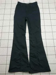 ◇ Θ アズールバイマウジー AZUL BY MOUSSY フレアパンツ ブラック系 レディース S E  【1602240000322】