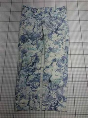 ◇ ⊂ スピックアンドスパン Spick and Span 花柄コットンストレッチパンツ レディース 40 E  【1602240006621】