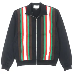 未使用品▼GUCCI グッチ 615731 シェリーライン ウェブライン ジップアップ トラックジャケット ブラック M イタリア製 正規品 メンズのサムネイル