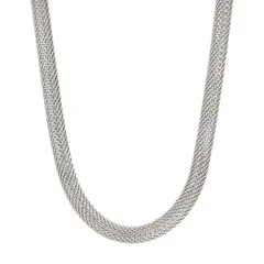 1928 レディース アクセサリー ネックレス・チョーカー・ペンダントトップ メッシュ レース 1928 Mesh Necklace Silver シルバー