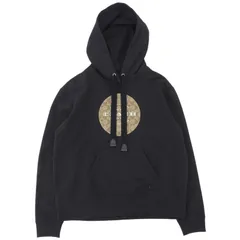 極美品▲COACH コーチ 2020年製 コットン シグネチャーロゴプリント 裏起毛 フーディ パーカー ブラック SMALL 160/88A 正規品 メンズ