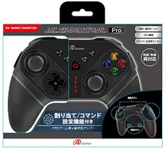 アンサー Switch/Switch Lite用 ジャストワイヤレスコントローラ Pro(ブラック)
