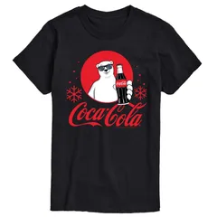 アニメキャラクター メンズ トップス Tシャツ Licensed Character Mens CocaCola Polar Bears Tee Black ブラック
