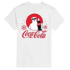アニメキャラクター メンズ トップス Tシャツ Licensed Character Mens CocaCola Polar Bears Tee White ホワイト