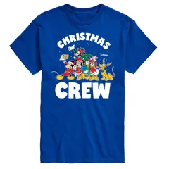 ディズニー メンズ トップス Tシャツ トール グラフィック Disneys Big Tall Christmas Crew Graphic Tee Blue ブルー