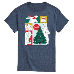 アニメキャラクター メンズ トップス Tシャツ Licensed Character Mens CocaCola Bears Tee Blue ブルー