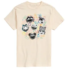 ディズニー メンズ トップス Tシャツ グラフィック Disneys Muppet Babies Mens Faces Graphic Tee Beige ベージュ