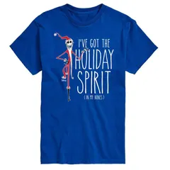アニメキャラクター メンズ トップス Tシャツ トール グラフィック Licensed Character Big Tall Disneys Nightmare Before Christmas Holiday Spirit In My Bones Graph