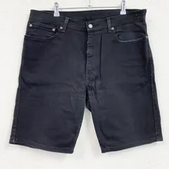 古着 used　Levi’ｓ　リーバイス　505　デニムハーフパンツ/ショートパンツ　黒　ブラック　W36サイズ