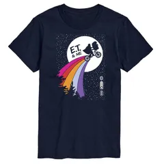 アニメキャラクター メンズ トップス Tシャツ トール Licensed Character Big Tall ET And Me Tee Navy ネイビー