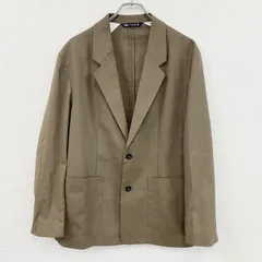 古着 used　ZARA　ザラ　テーラードジャケット　ブレザー　2B　茶色　ブラウン　40サイズ