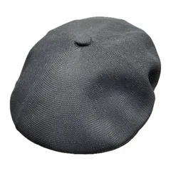 古着 used　KANGOL　カンゴール　ハンチング　キャスケット　黒　ブラック　Mサイズ