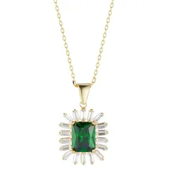 Sunkissed Sterling レディース アクセサリー ネックレス・チョーカー・ペンダントトップ レース Sunkissed Sterling Cubic Zirconia Daisy Necklace Gold Tone ゴールド