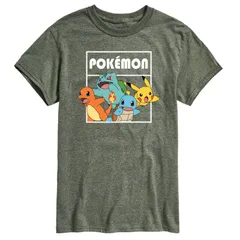 アニメキャラクター メンズ トップス Tシャツ Licensed Character Mens Pokemon Team Tee Green グリーン