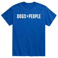 アニメキャラクター メンズ トップス Tシャツ Licensed Character Mens Dogs Greater Than People Tee Blue ブルー