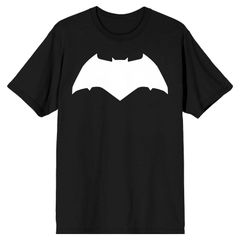 애니메이션 캐릭터 맨즈 탑스 T셔츠 Licensed Character Mens Justice League Movie Batman Emblem Tee White 화이트