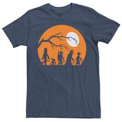 스타 워즈 맨즈 탑스 티셔츠 Menstar Wars TrickOrTreat Halloween Tee Navy Heather 헤더