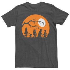 스타 워즈 맨즈 탑스 티셔츠 Menstar Wars TrickOrTreat Halloween Tee Charcoal Heather 차콜