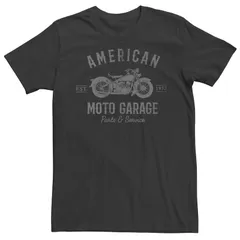 アニメキャラクター メンズ トップス Tシャツ Licensed Character Mens Fifth Sun American Moto Garage Tee Black ブラック