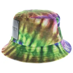 J.W.ANDERSON (ジェー ダブリュー アンダーソン) ダイダイ染 総柄 キャンバス バケットハット 帽子 マルチカラー