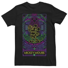 ディズニー メンズ トップス Tシャツ Disneys Mickey Mouse Mens Fun For Everyoneon Line Artee Black ブラック