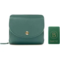 【新品】 [バルコス] 紛失防止タグ付き GLウォレット 蛇腹式 折財布 ＜リトルノ コンパクト＞ レディース ONESIZE グリーン 0