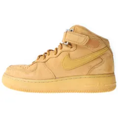 NIKE (ナイキ) AIR FORCE 1 MID '07 WB FLAX DJ9158-200 エアフォース1 ミッドカットスニーカー ブラウン US6.5/24.5cm
