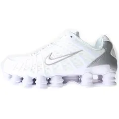 NIKE (ナイキ) SHOX TL WOLF GREY ショックス ローカットスニーカー ホワイト US9.5/27.5cm AV3595-100