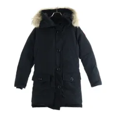 CANADA GOOSE (カナダグース) BRONTE PARKA ブロンテ ファーフーデット ジップアップダウンジャケット ブラック レディース 2600JLのサムネイル