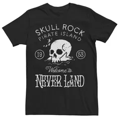 ディズニー メンズ トップス Tシャツ ヴィンテージ Disneys Peter Pan Menskull Rock Vintage Tee Black ブラックのサムネイル