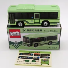 【中古】トミカ 1/136 いすゞ エルガ 京都市バス 京都市交通局(ライトグリーン) 「トミカ」のサムネイル