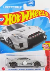 【中古】ミニカー 1/64 LB-SILHOUETTE WORKS GT NISSAN 35GT-RR VER.2(グレー×ブラック) 「Hot Wheels THEN AND NOW」 [HTC72]