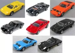 【中古】ミニカー 全8種セット 「サントリー ボス CAR GRAPHIC ランボルギーニ・セレクション」