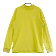 サイズ：L CALLAWAY キャロウェイ  ハイネック長袖 Tシャツ  イエロー系 [240101637938] ゴルフウェア レディース ストスト