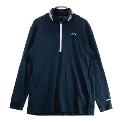 サイズ：2XL OAKLEY オークリー FOA404245 長袖ハーフジップTシャツ  ブラック系 [240101642486] ゴルフウェア メンズ ストスト