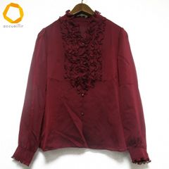 ブラウス ボルドー 長袖 ロリータ ゴスロリ - メルカリ