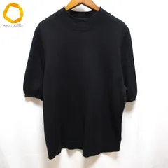 #a バーバリー BURBERRY ニット・セーター 黒 半袖 ハイネック 綿 コットン 100% レディース [952729] k01