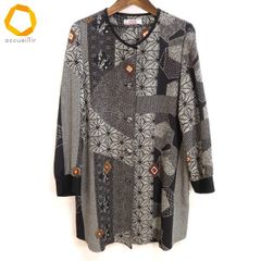 詩仙堂 オパール縮緬 ロングカーディガン コート - メルカリ