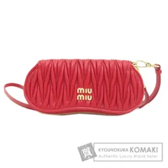 MIUMIU ミュウミュウ マテラッセ アクセサリーポーチ レザー レディース [中古]のサムネイル