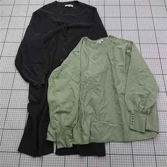 ◇ Θ グローバルワーク GLOBAL WORK ロングカーディガン＆長袖カットソーセット Mサイズ レディース E  【1602190002049】