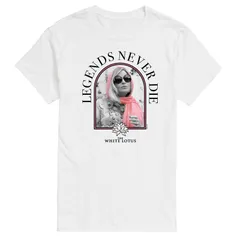 アニメキャラクター メンズ トップス Tシャツ グラフィック Licensed Character Mens White Lotus Legends Never Die Graphic Tee White ホワイト