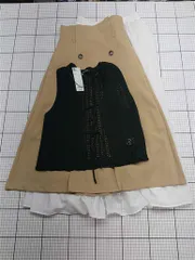 ◇ Θ ジーユー GU スカシアミニットジレ ブラック系 Mサイズ レディース E  【1602240008540】